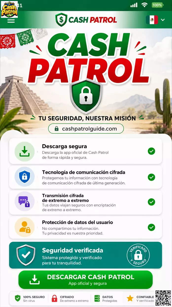 Aplicación móvil segura de Cash Patrol