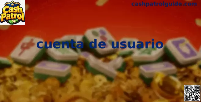 Interfaz de cuenta de usuario en Cash Patrol