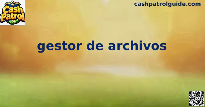 Interfaz de un gestor de archivos seguro en Android para la administración de Cash Patrol en México