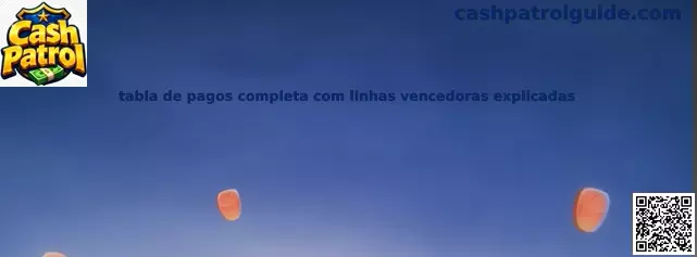 Tabla de pagos completa con líneas vencedoras explicadas