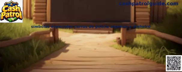 Símbolos especiales carros de policía algemas e dinheiro en Cash Patrol
