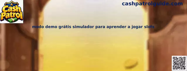 Modo demo grátis simulador para aprender a jogar slots