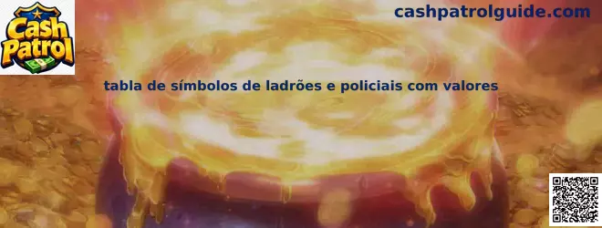 Tabla de símbolos de ladrões e policiais com valores